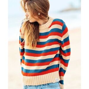 Kiel James Patrick The Chatham Striped Sweater Sz M